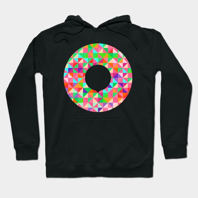 Geometric Circle Hoodie by machmigo